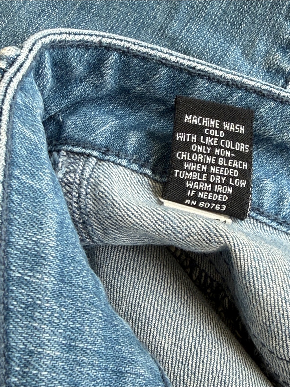 Vintage Victoria’s Secret Siren London Light Blue Distressed Skinny Jean-Size 4 - Picture 7 of 7